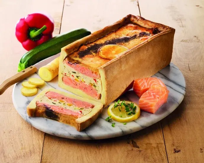 Pâté croute au saumon