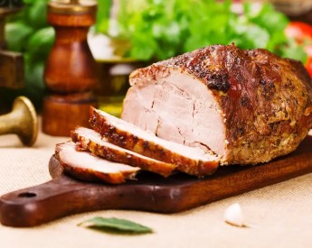 Rôti de porc cuit